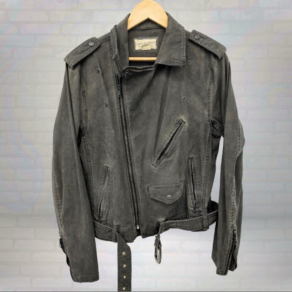 Ralph Lauren Avante Garde Biker Jacket Size Small 20”